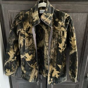 Boys Columbia Camo fleece size M